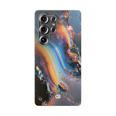 Prismatic Aura Flow · Lite Phone Case for Samsung · Blue