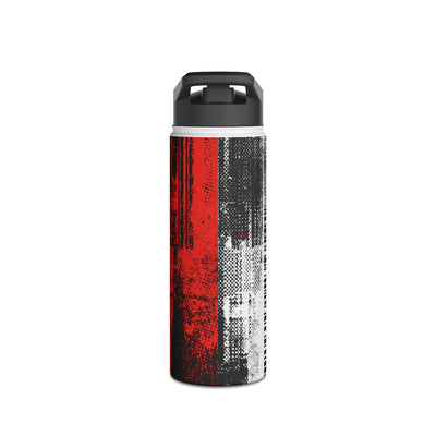 Distorted Barcode · Insulated Water Bottle · Black