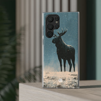 Nordic Boreal Moose · Lite Phone Case for Samsung · Blue