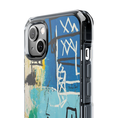 Azure Urban Scribble · Impact Custodia per iPhone · Magsafe