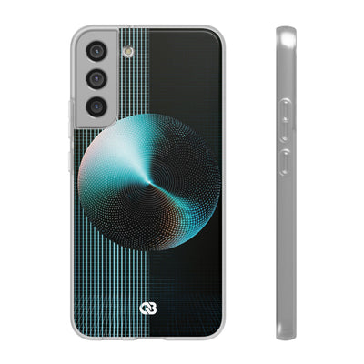 Blue Lite Phone Case for Samsung - Cyan Vector Sphere