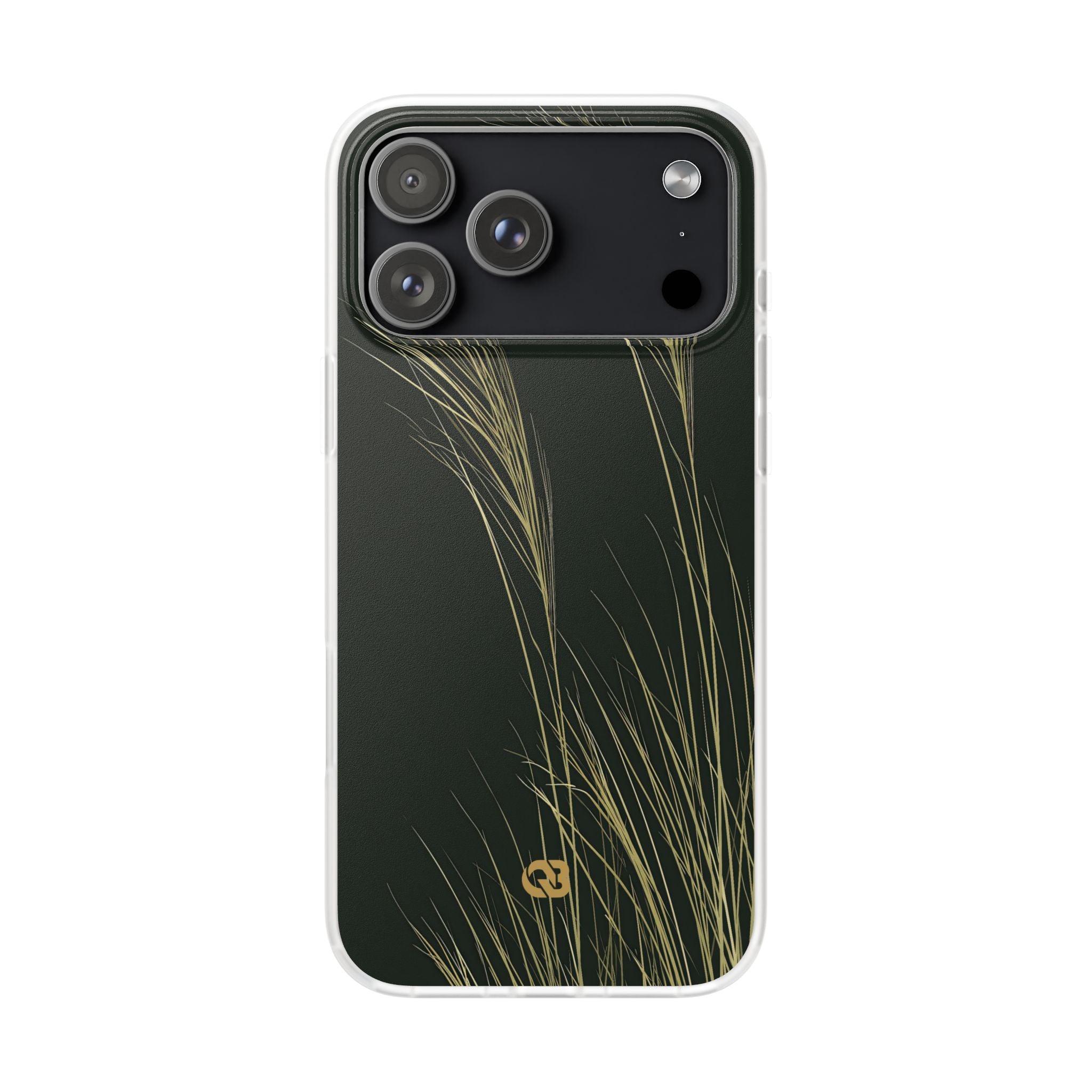 Green Lite Phone Case for iPhone - Midnight Gilded Grass