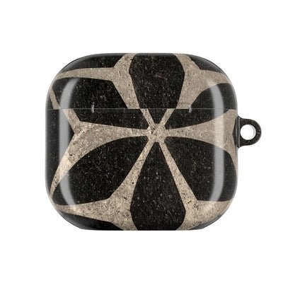 Concrete Mosaic Star · Hard Case for AirPods & AirPods Pro · Black