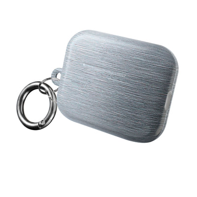 Brushed Aluminum · Hard Case for AirPods & AirPods Pro · Silver