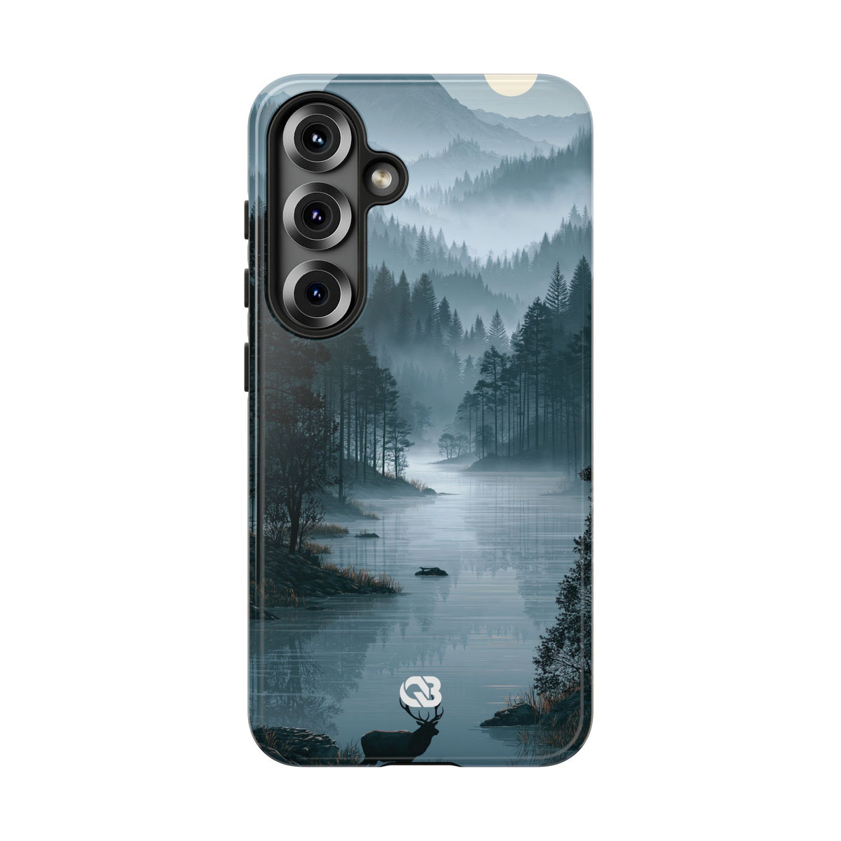 Silent Nordic Fjord · Tough Phone Case for Samsung · Blue