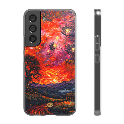 Molten Sky Tree · Soft Handyhülle für Samsung