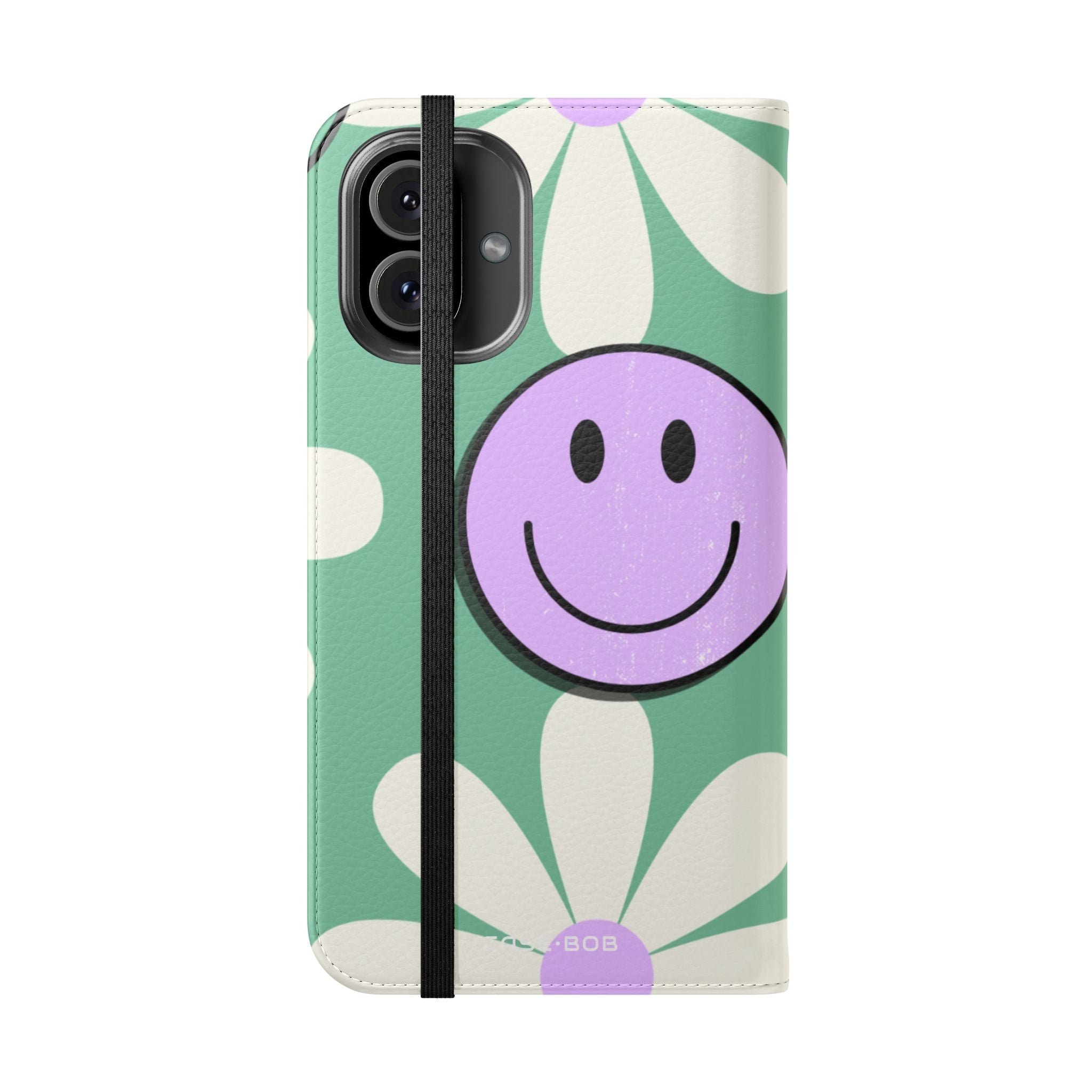 Smiley Daisy Glow - iPhone 16 Plus Case - Wallet