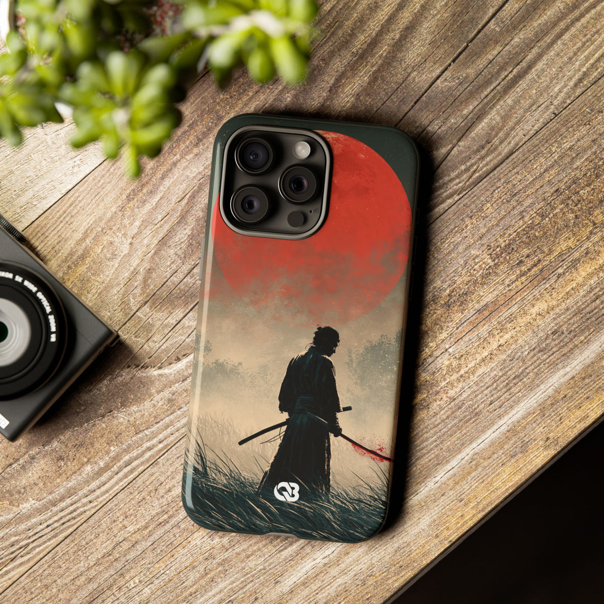 Crimson Moon Ronin · Tough Phone Case for iPhone · Red