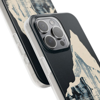 Blue Lite Phone Case for iPhone - Frozen Navy Monolith