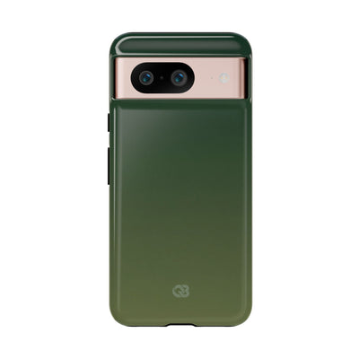 Green Tough Phone Case for Google Pixel - Shadow Moss Grain