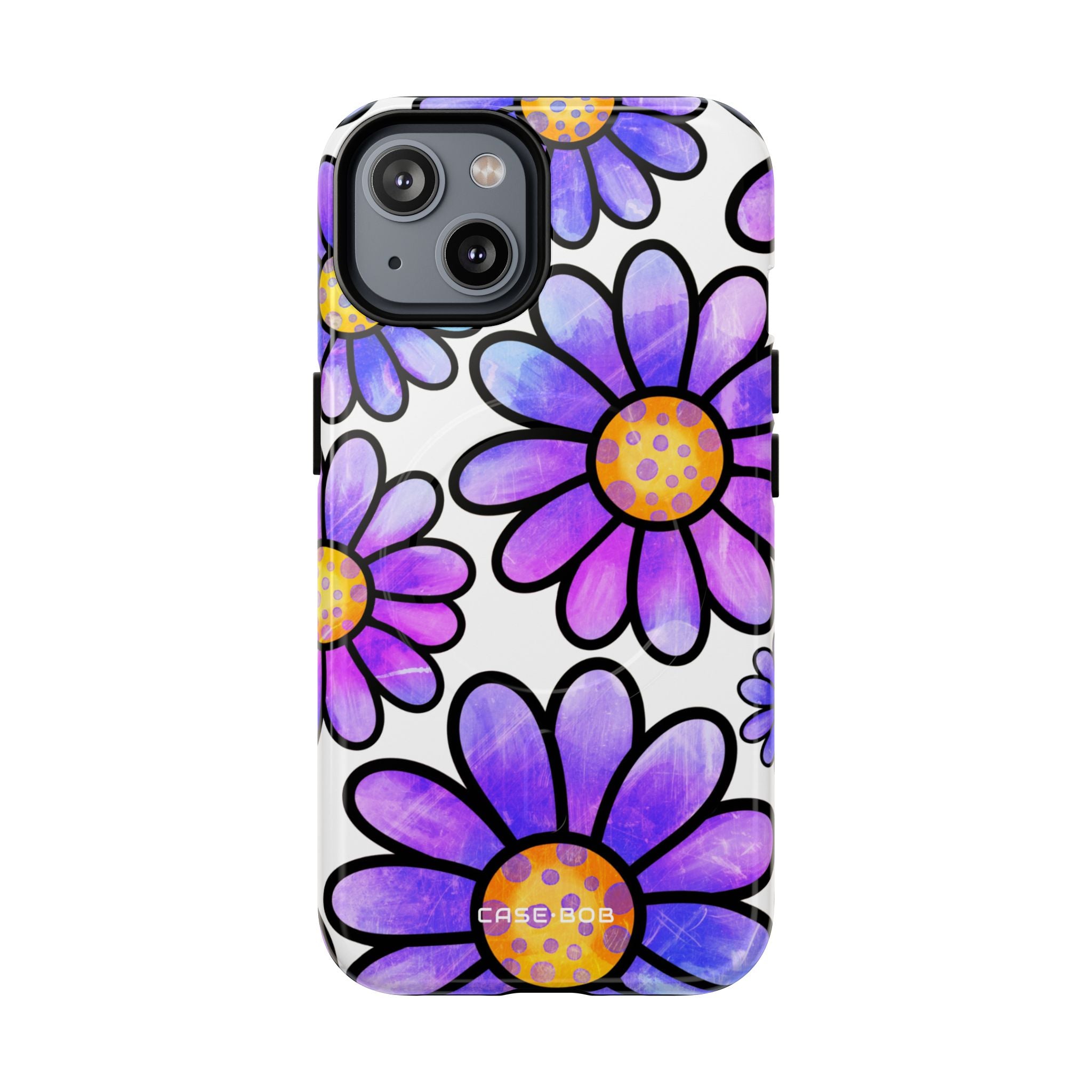 Polka Dot Blooms iPhone 14 Skal - Tough+