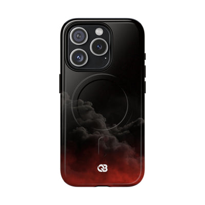 Crimson Fog Void · Tough 2.0 Magnetic Phone Case for iPhone · Black