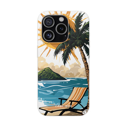 Sunny Palm Breeze iPhone 15 Pro Case - Soft