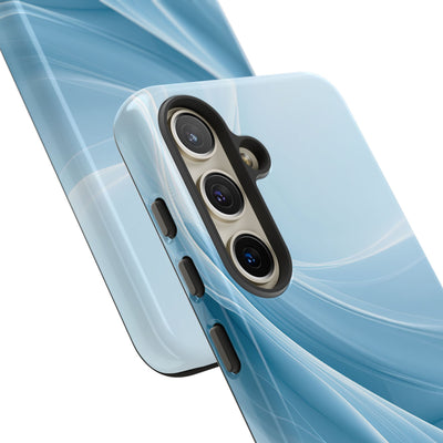 Blue Tough Phone Case for Samsung - Arctic Silk Drift