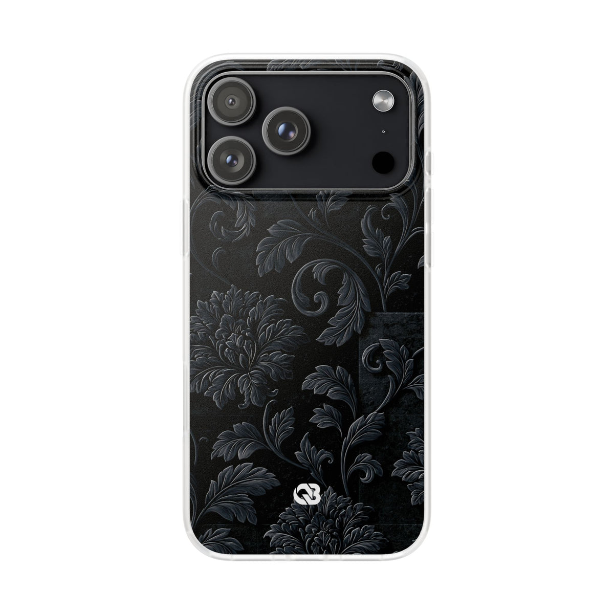 Obsidian Damask · Lite Phone Case for iPhone ·  Black