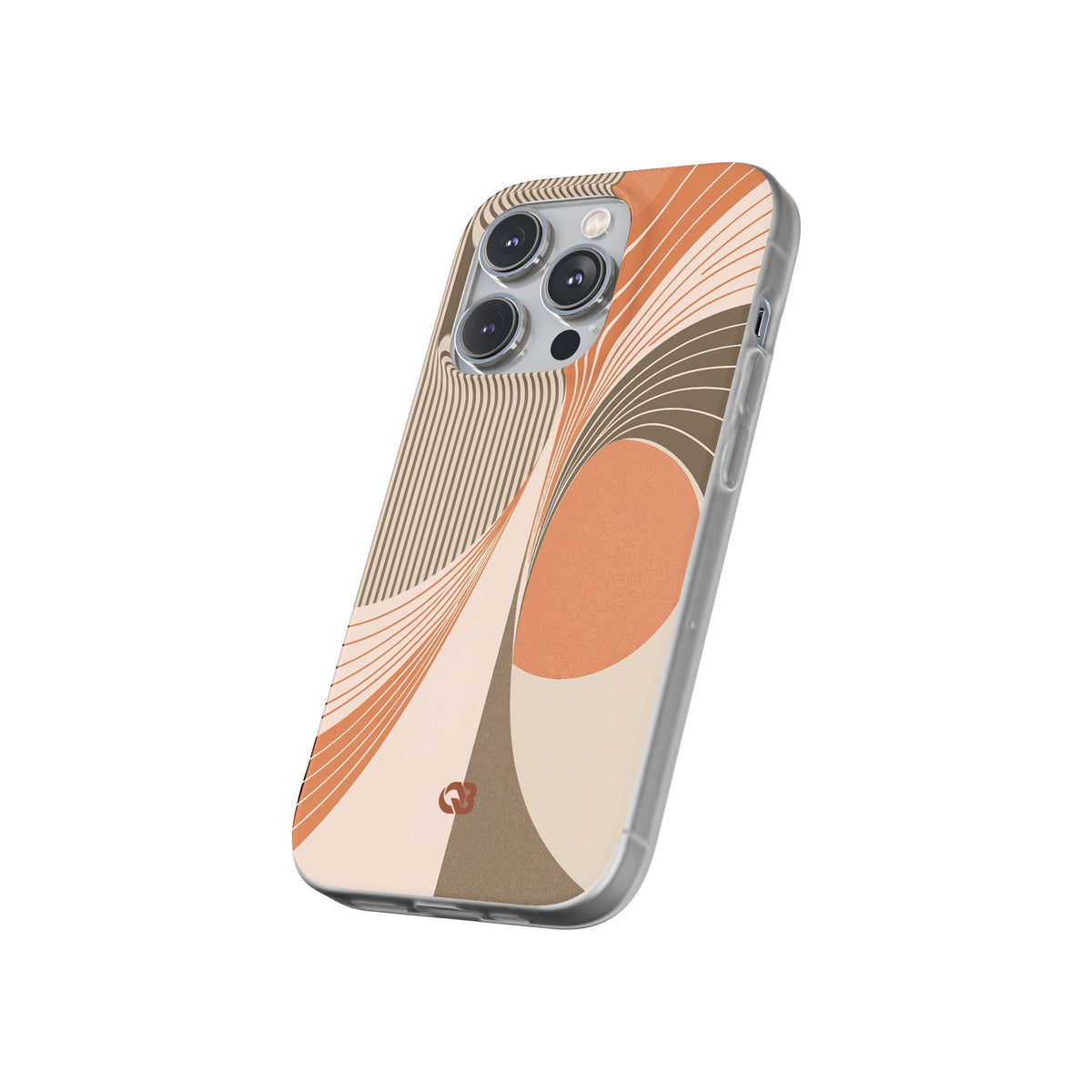 Terracotta Meridian · Lite Phone Case for iPhone ·  Orange
