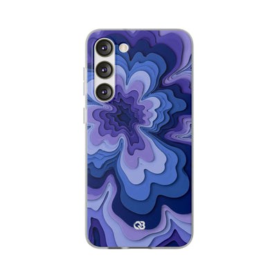 Periwinkle Strata Bloom · Lite Phone Case for Samsung · Purple