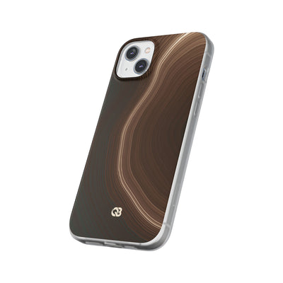 Umber Strata · Lite Phone Case for iPhone ·  Brown