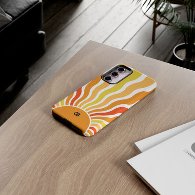 Amber Solar Waves · Tough Phone Case for Samsung