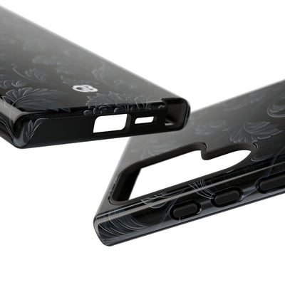 Obsidian Damask · Tough Phone Case for Samsung · Black