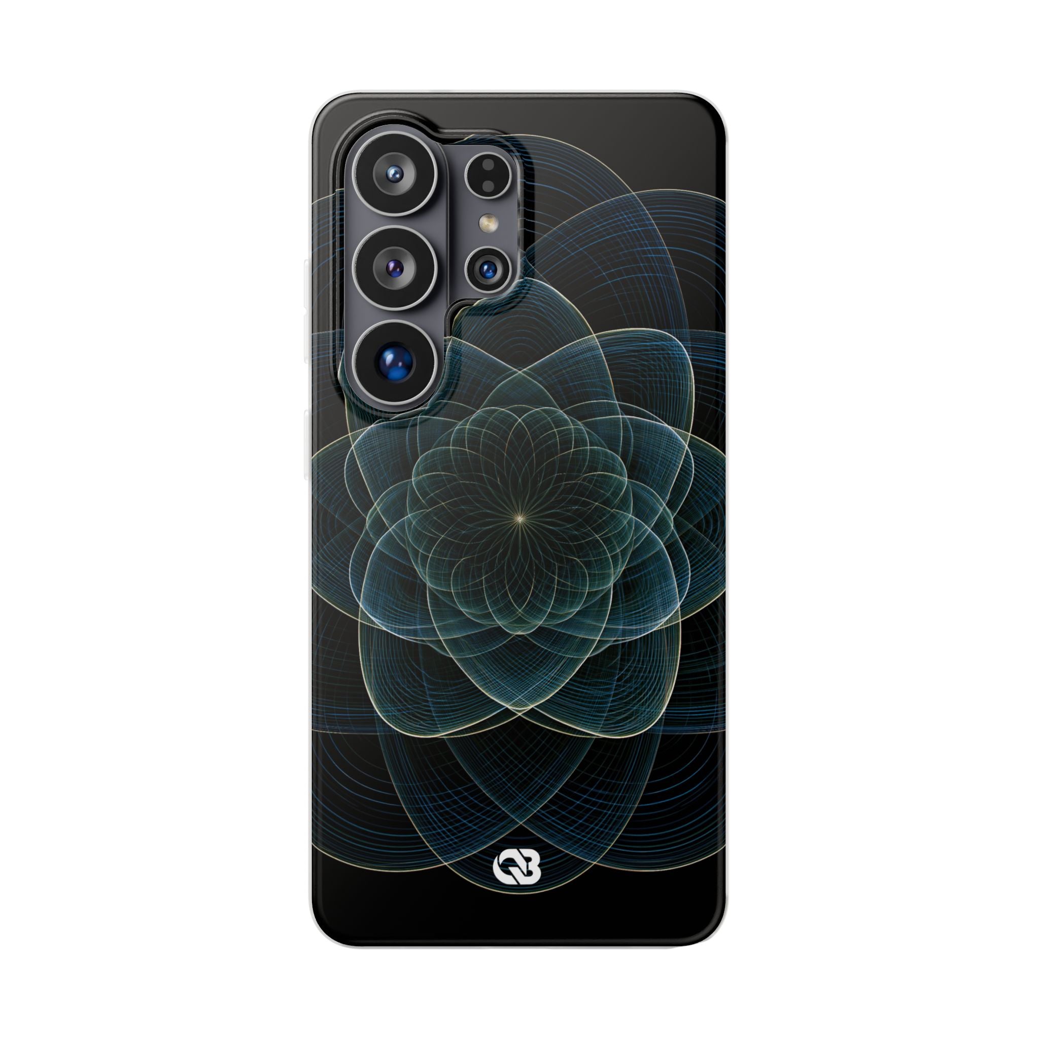 Blue Lite Phone Case for Samsung - Celestial Wireframe Bloom