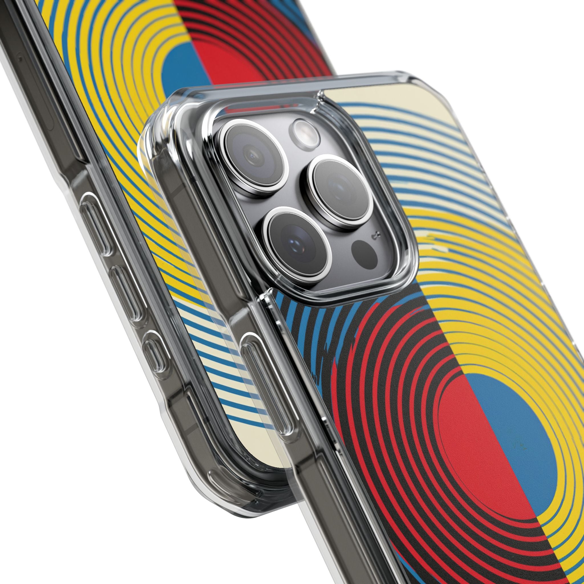 Blue Impact MagSafe Phone Case for iPhone - Primary Circuit Orbit