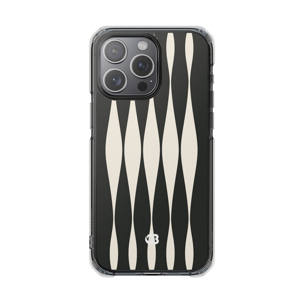 Orbital Resonance · Clear Impact Magnetic Phone Case for iPhone ·  Black