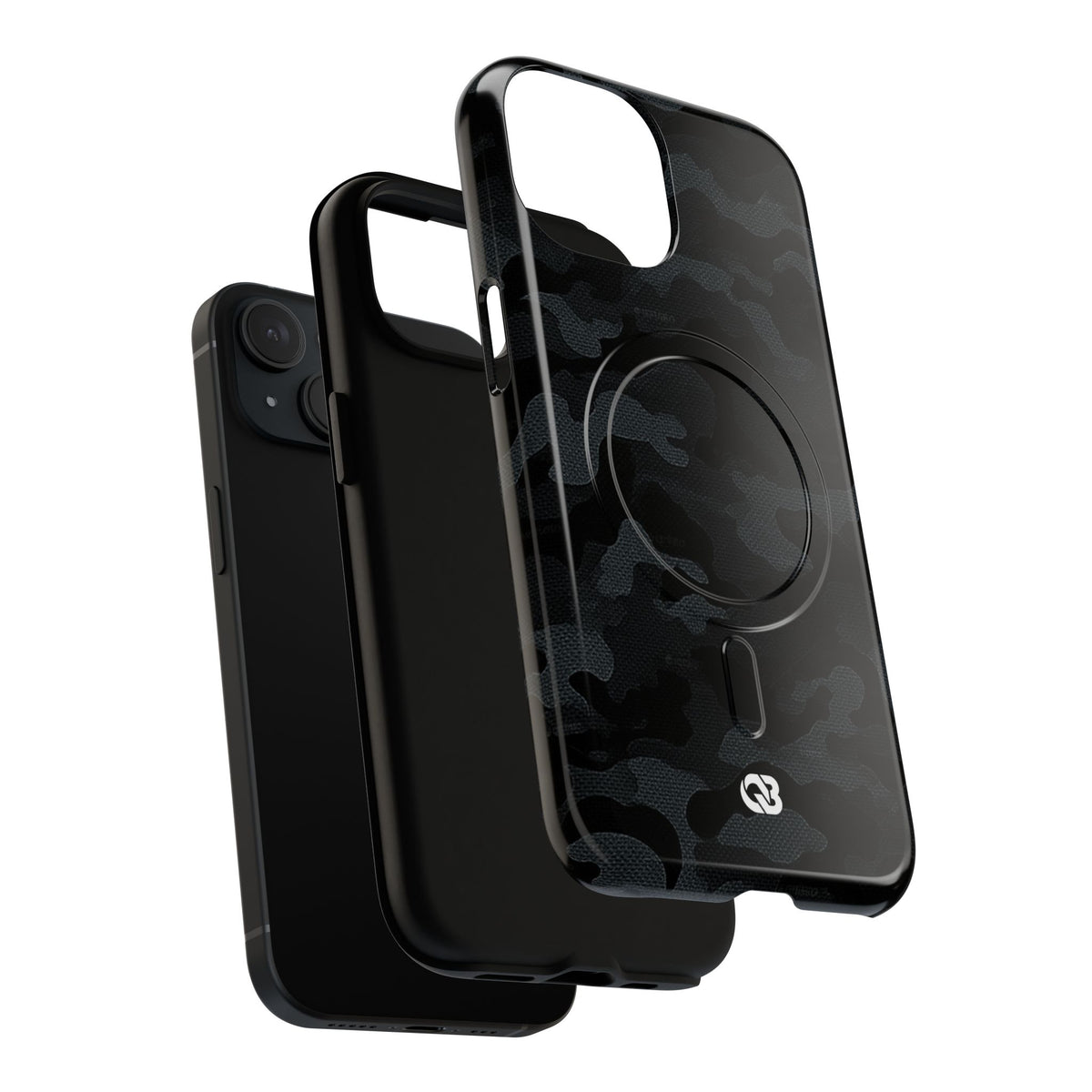 Blackout Urban Camo · Tough 2.0 Magnetic Phone Case for iPhone · Black