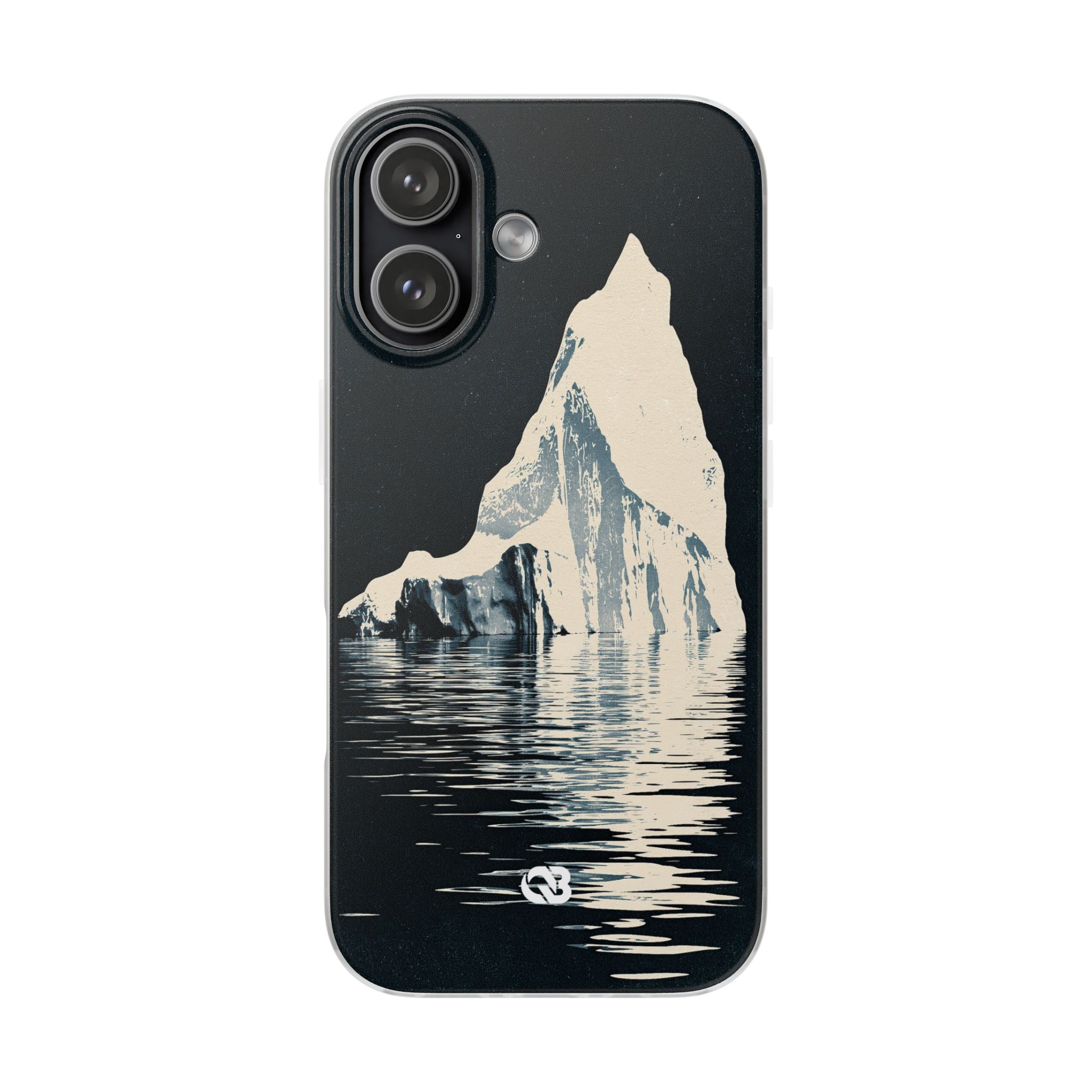 Blue Lite Phone Case for iPhone - Frozen Navy Monolith