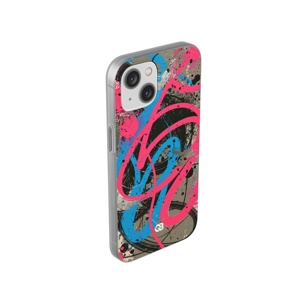 Cyber Splatter Flow · Lite Phone Case for iPhone ·  Pink