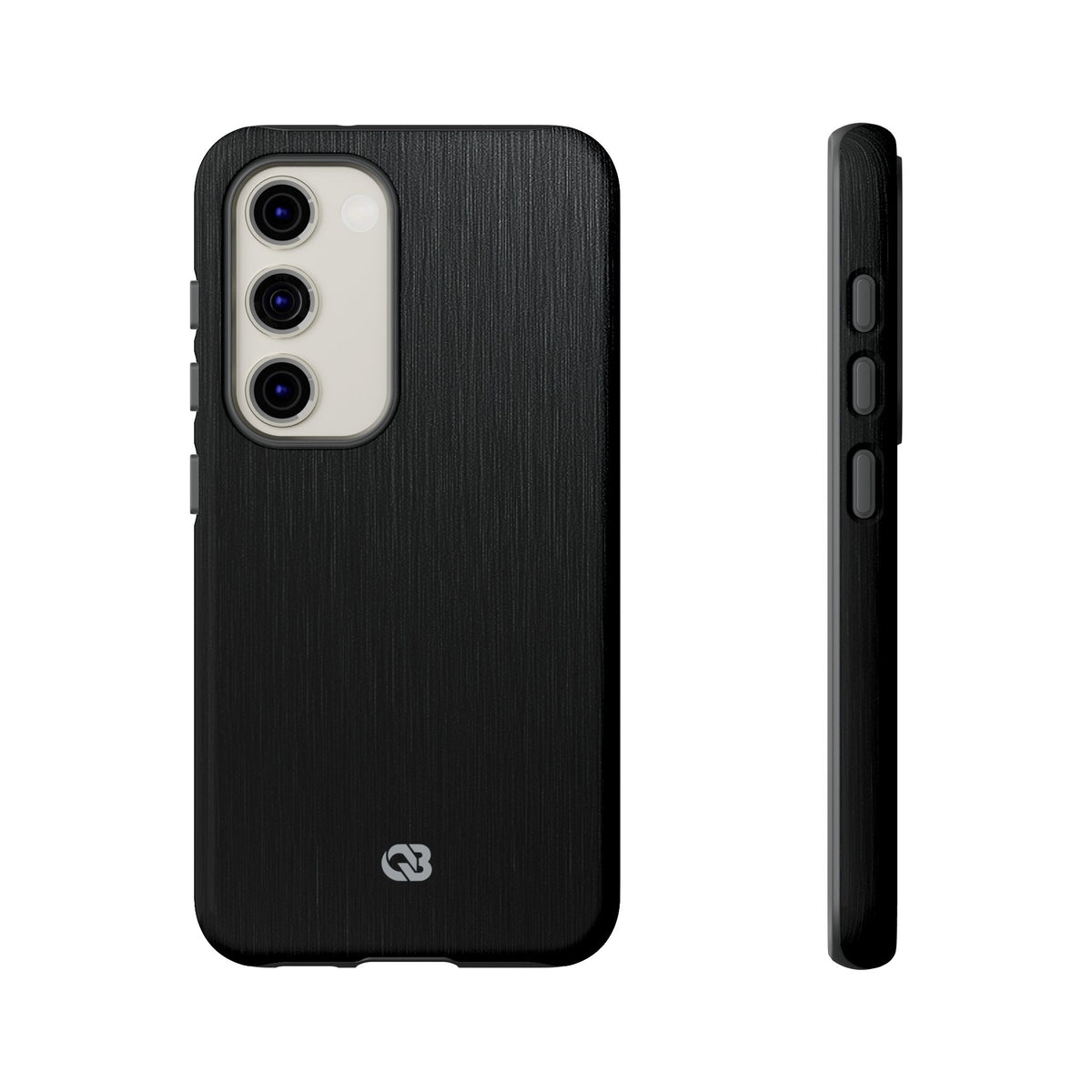 Obsidian Brushed Steel · Tough Phone Case for Samsung · Black