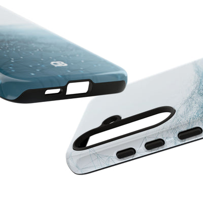Teal Tough Phone Case for Samsung - Arctic Pulse Mesh