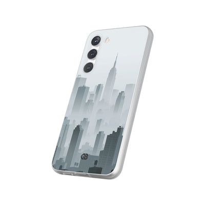 Grey Lite Phone Case for Samsung - Steel Mist Skyline
