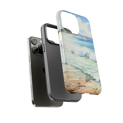 Foamy Wave Breeze iPhone 14 Pro Max Case - Tough