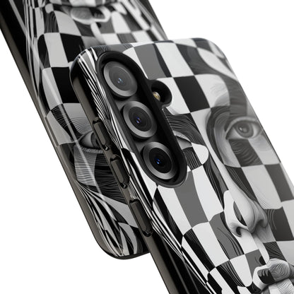 Checkered Face Samsung S25 Plus Case - Tough