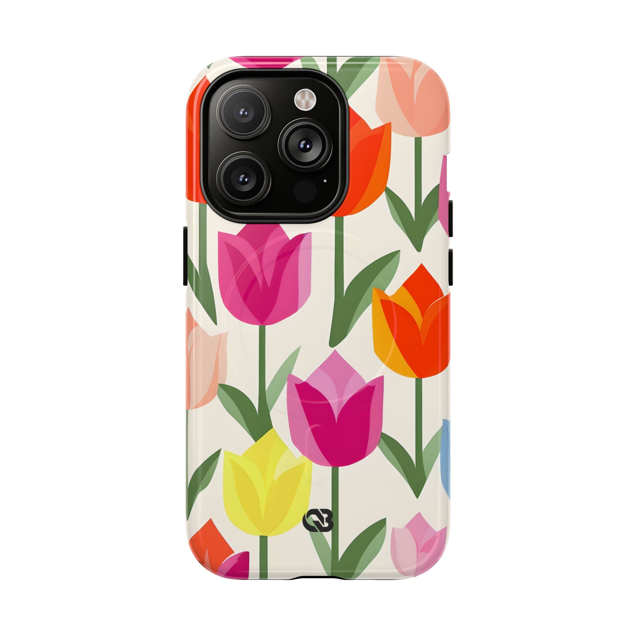 Vibrant Petal Grid · Tough+ Handyhülle für iPhone · Magsafe