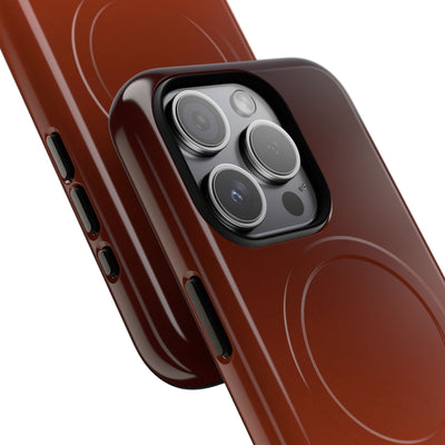 Orange Tough 2.0 Magsafe Phone Case for iPhone - Obsidian Ember Fade