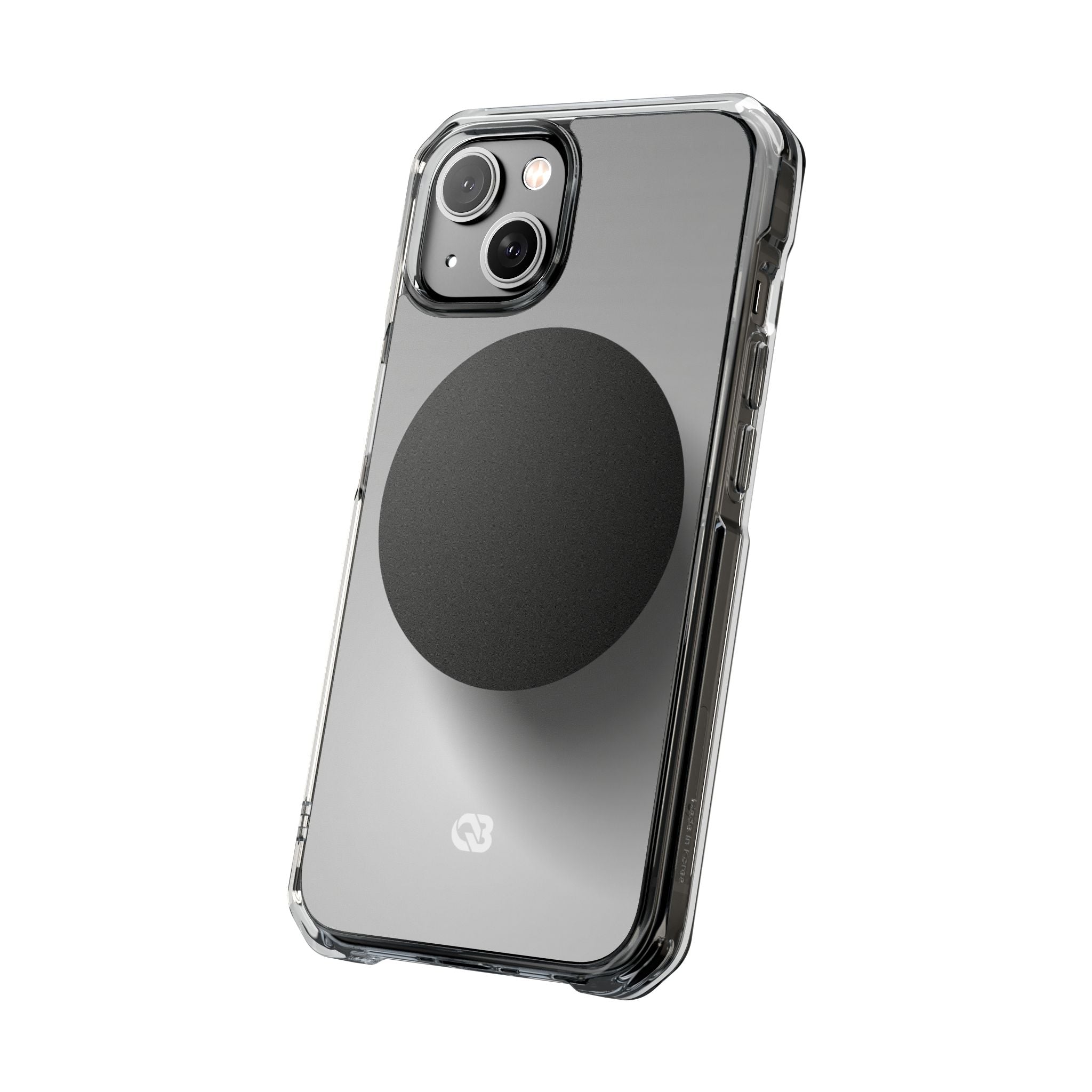 Grey Impact MagSafe Phone Case for iPhone - Matte Onyx Sphere