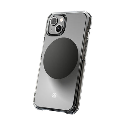 Grey Impact MagSafe Phone Case for iPhone - Matte Onyx Sphere