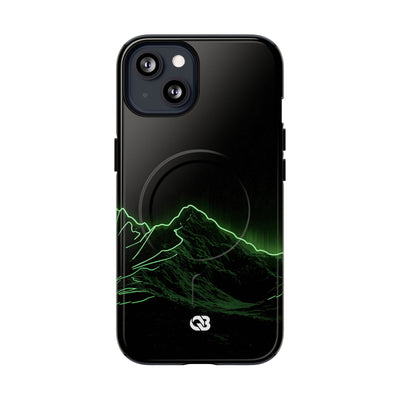 Nordic Mountain Contour · Tough 2.0 Magnetic Phone Case for iPhone · Black