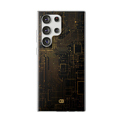 Gold Lite Phone Case for Samsung - Amber Core Mainframe