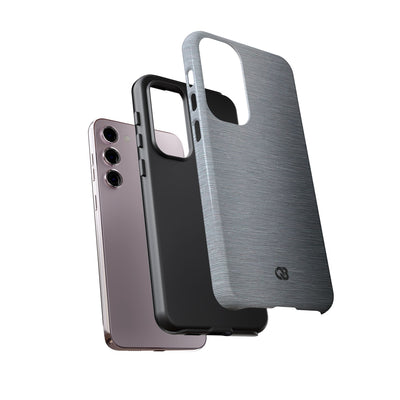 Brushed Aluminum · Tough Phone Case for Samsung · Silver