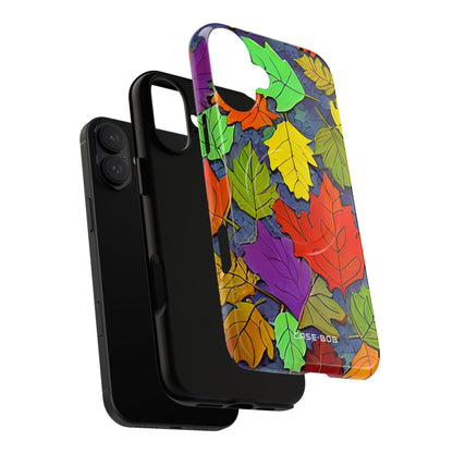 Vivid Leafburst iPhone 16 Plus Skal - Tough+