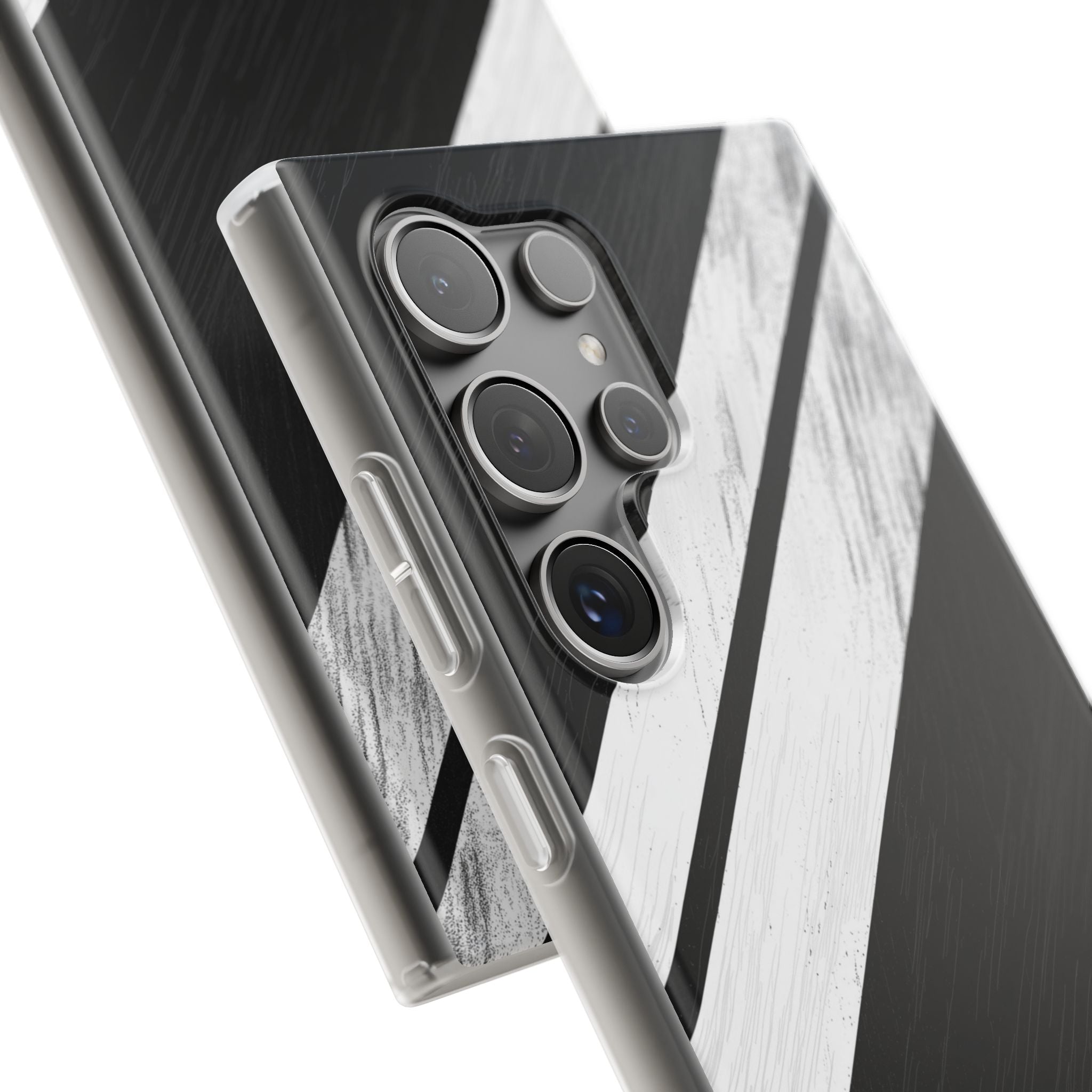 Distressed Stripe Motion Samsung S24 Ultra Case - Soft