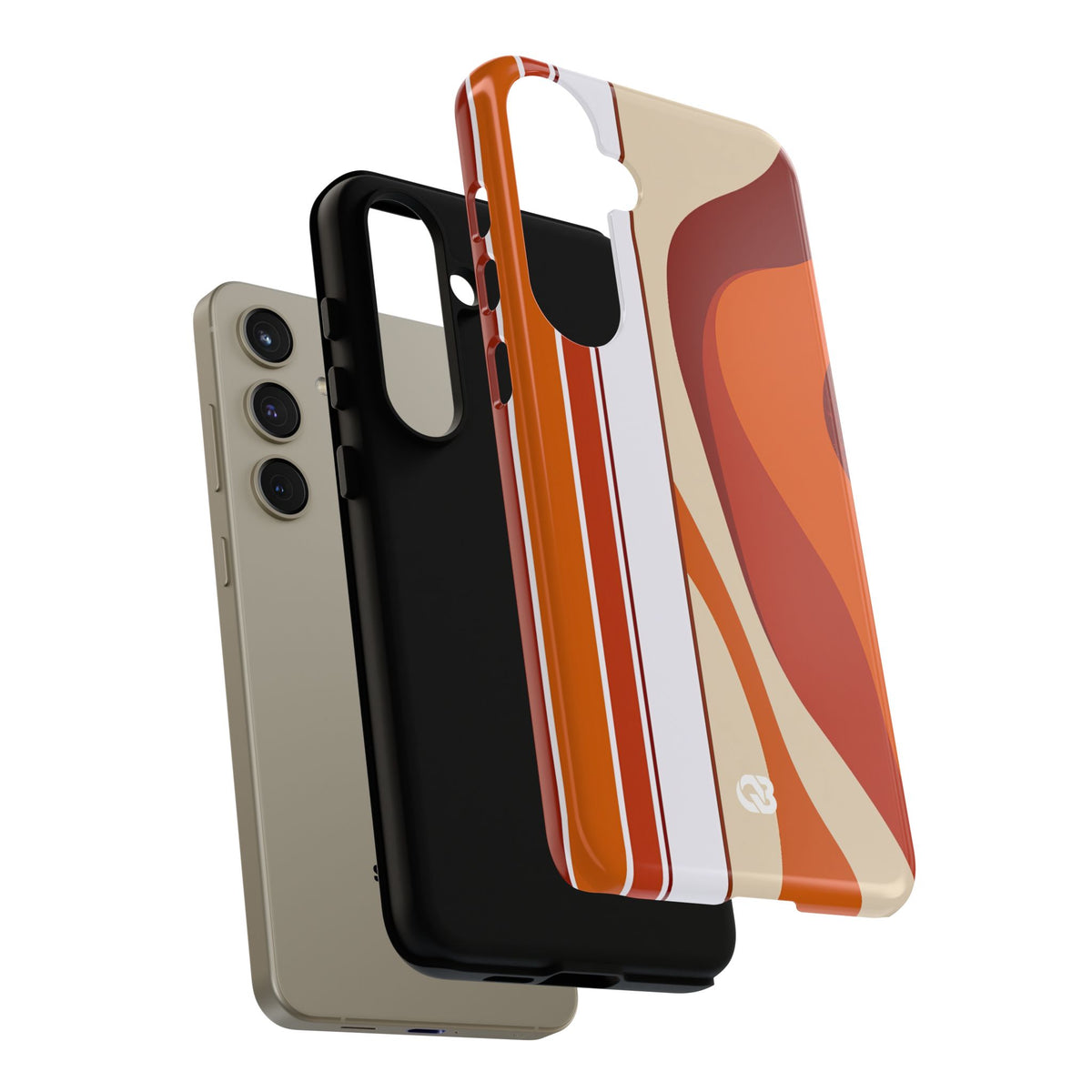 Terracotta Strata · Tough Phone Case for Samsung · Orange