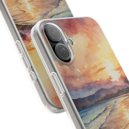 Sunset Reflection iPhone 16 Plus Case - Soft
