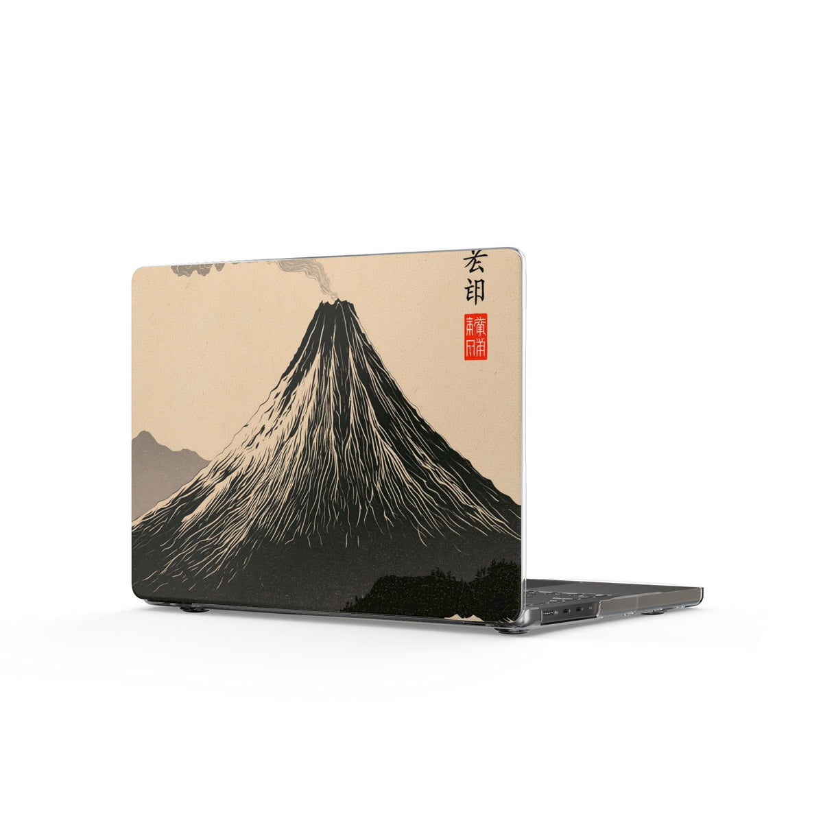 Fuji Summit · Clear Hard Case for MacBook · Beige