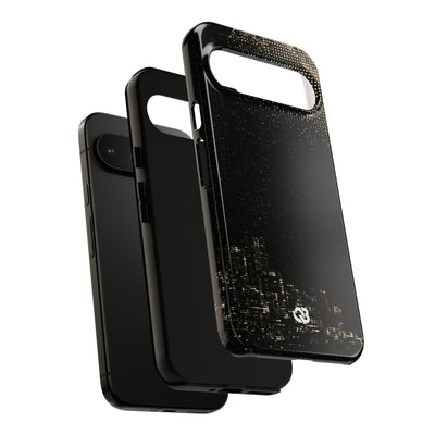 Lunar Metropolis Nocturne · Tough Phone Case for Pixel ·  Black