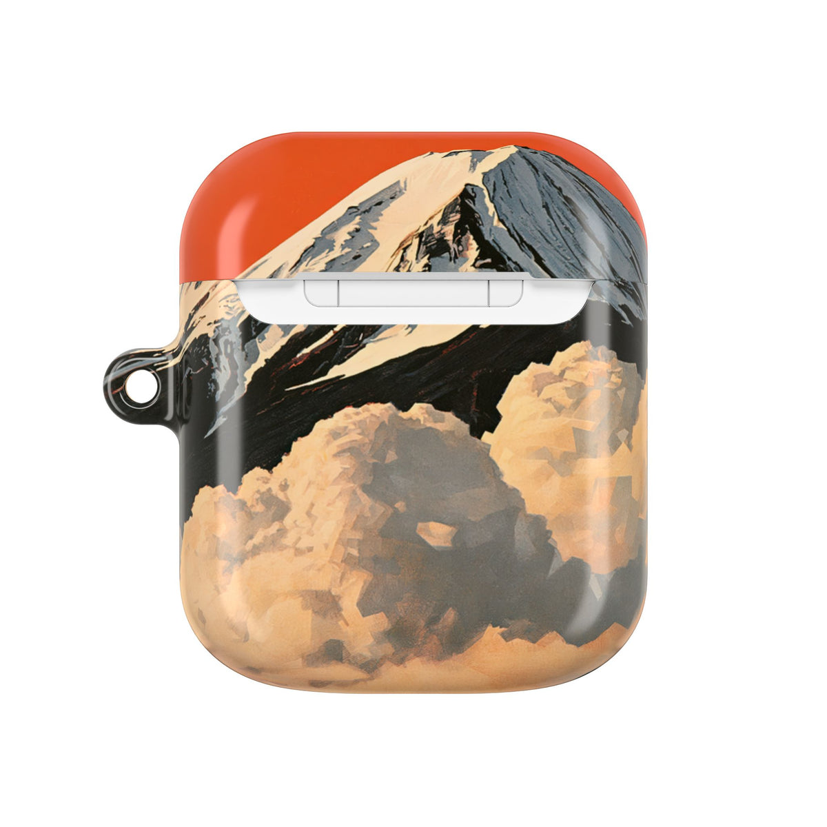 Sacred Peak Fuji · Hard Case for AirPods & AirPods Pro · Orange