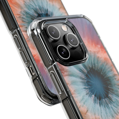 Radiant Aura Core · Clear Impact Magnetic Phone Case for iPhone · Orange
